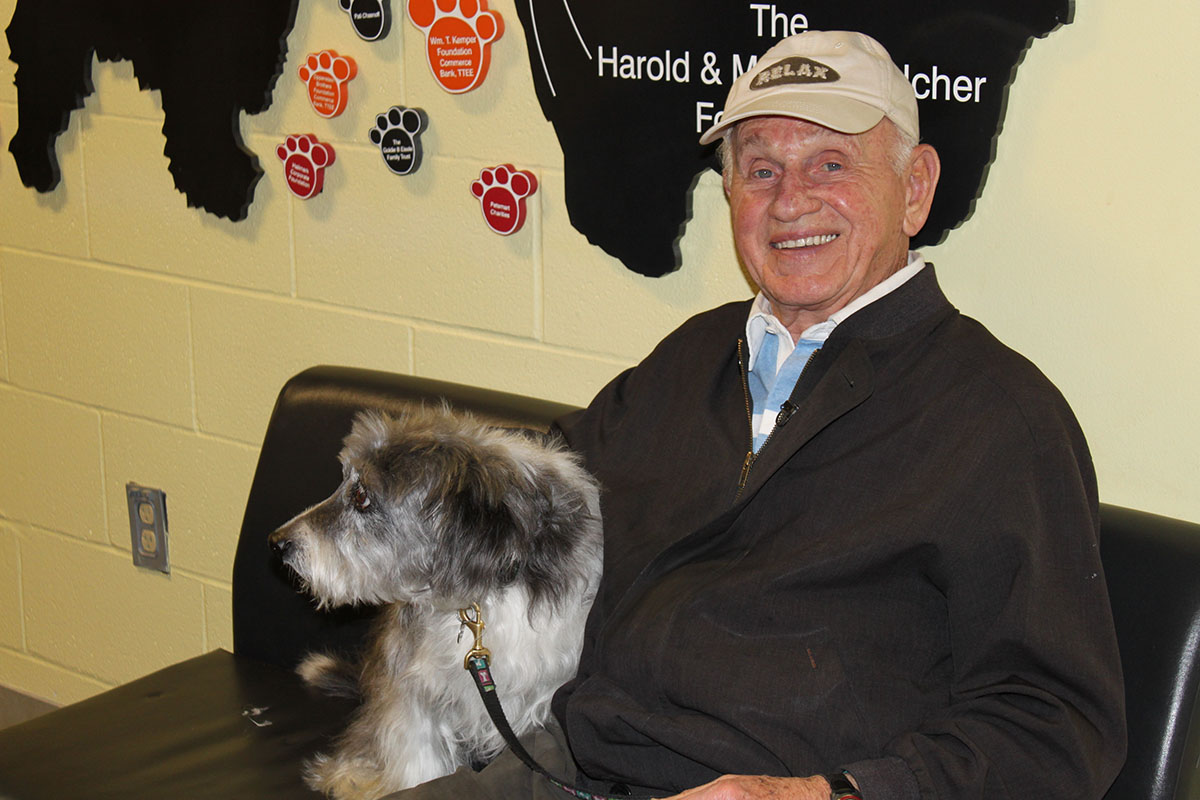 Harold loved spending time with the animals at Wayside